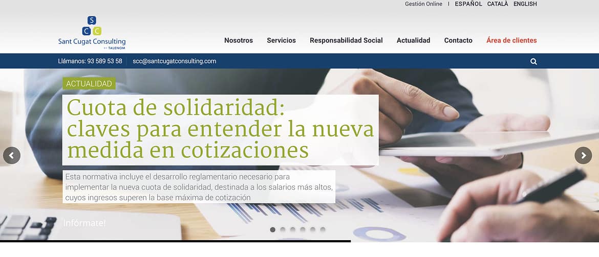 Cuota de solidaridad: Talenom Sant Cugat ofrece claves para entender la nueva medida en cotizaciones