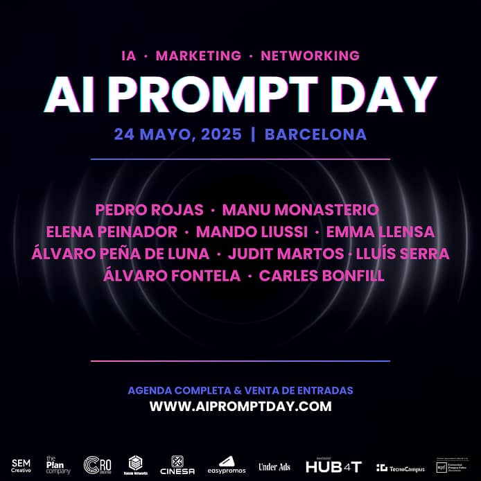 Barcelona acoge el ‘AI Prompt Day’, primera cita 100 % dedicada a la IA aplicada a marketing digital