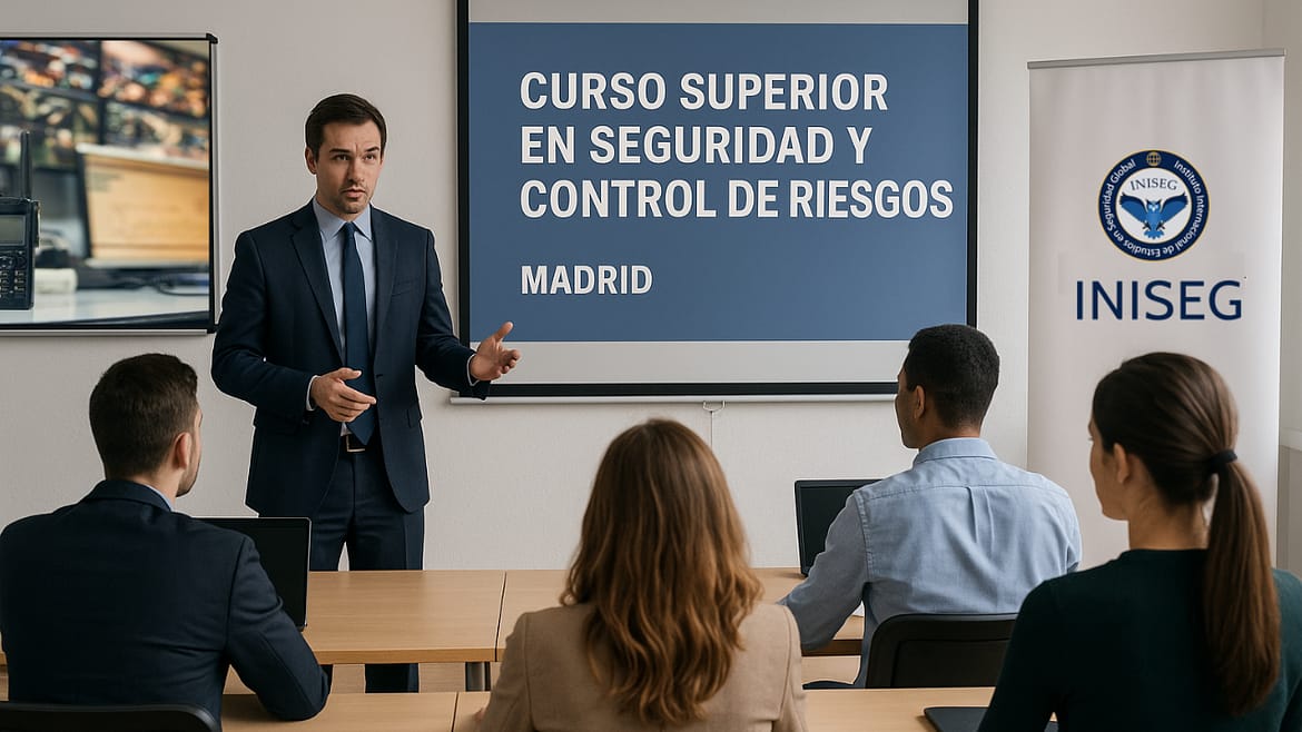 Madrid acoge el Curso Superior en Seguridad y Control de Riesgos de INISEG: una formación presencial única para los líderes del mañana en el ámbito de la seguridad